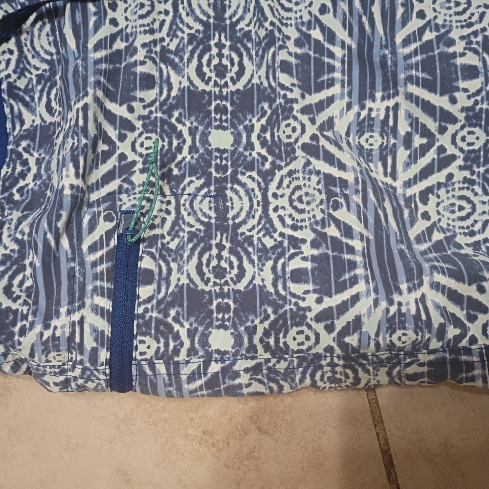 Patagonia Blue Printed Men's Board Shorts - Picture 3 of 7